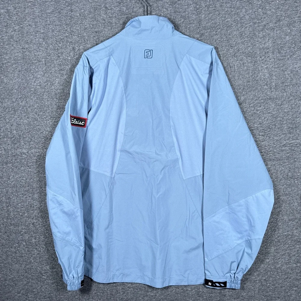 FootJoy HydroLite X Rain Jacket Men Large Blue Titleist Veritex Golf Windbreaker